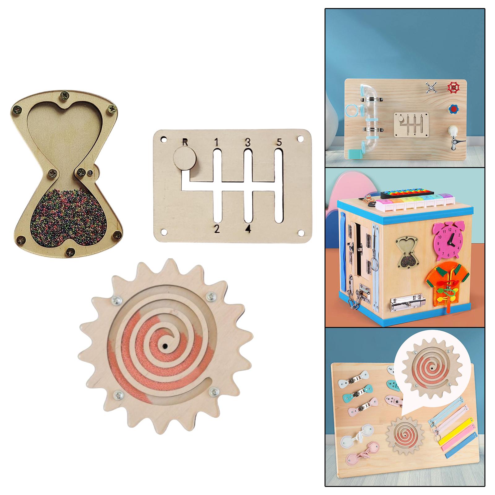 Montessori Busy Board Accessor - Montessori Wooden Busy Board Toddler recension och pris