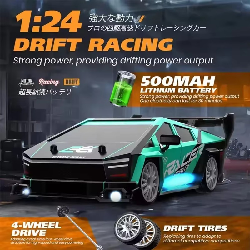 Indoor Racing RC Drift Model 2 - Rc Drift Car 1 24 Scale 4Wd recension och pris