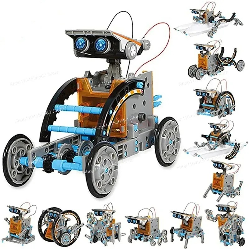 12-in-1 Solar Robot STEM Build - Stem Solar Robot Kit For Kids recension och pris