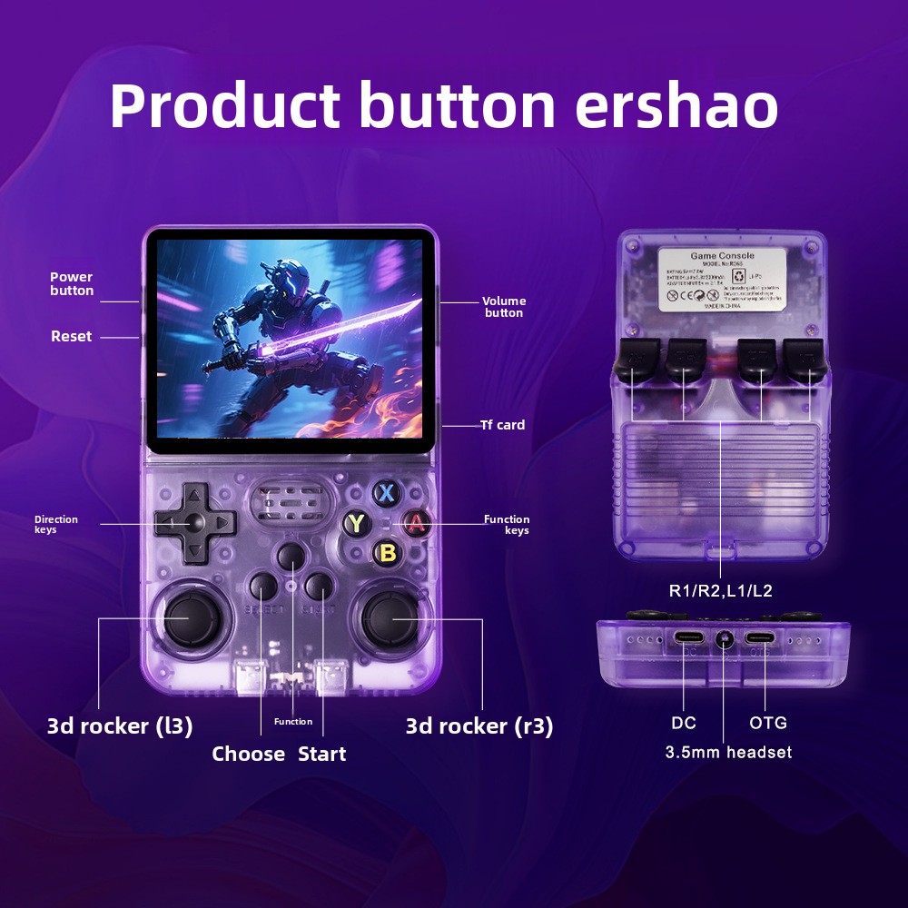 R36S Open Source Handheld Game - Retro Handheld Game Console R36S recension och pris