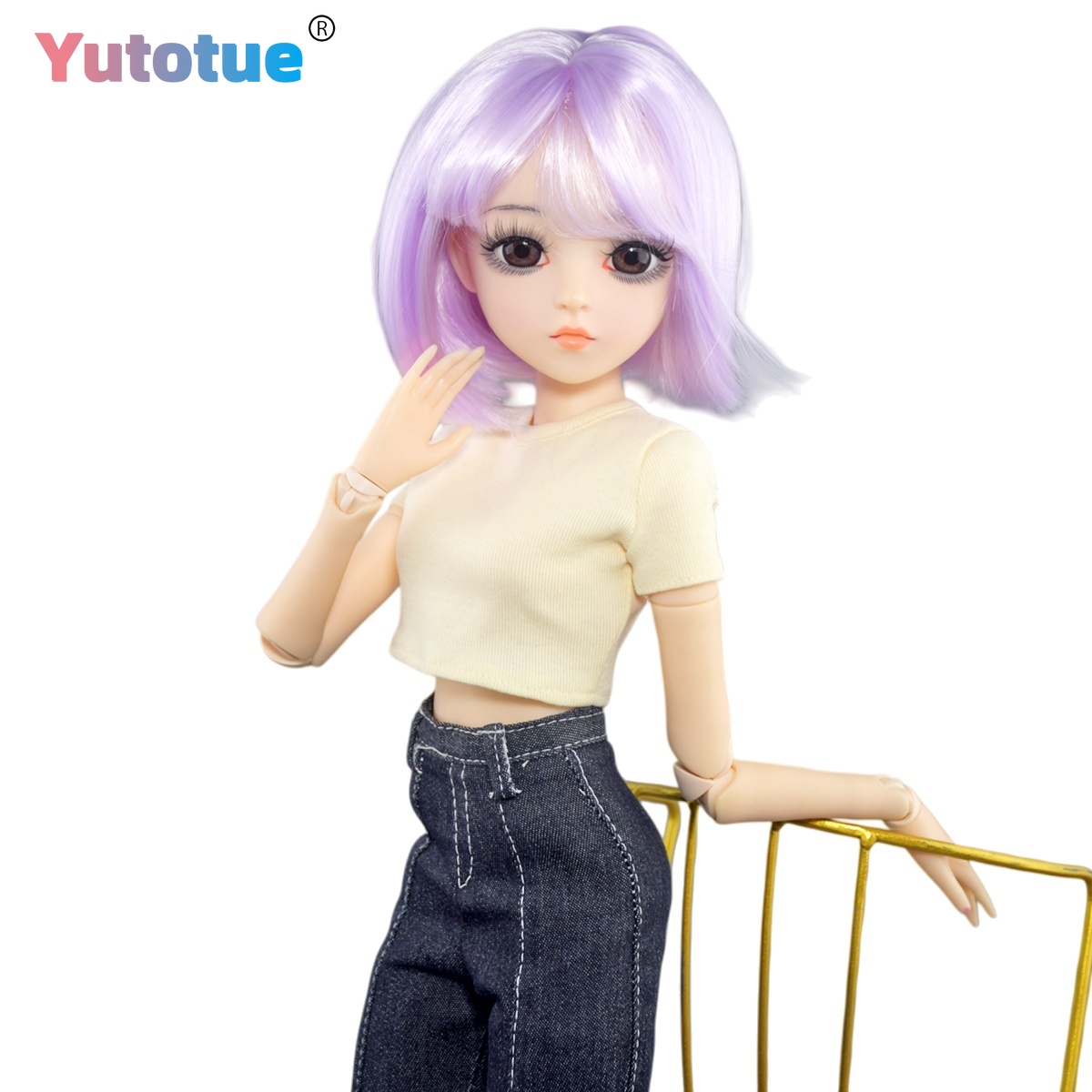 YUTOTUE 60cm Height Girl Doll  - Bjd Doll 1 6 Full Set With Clothes recension och pris