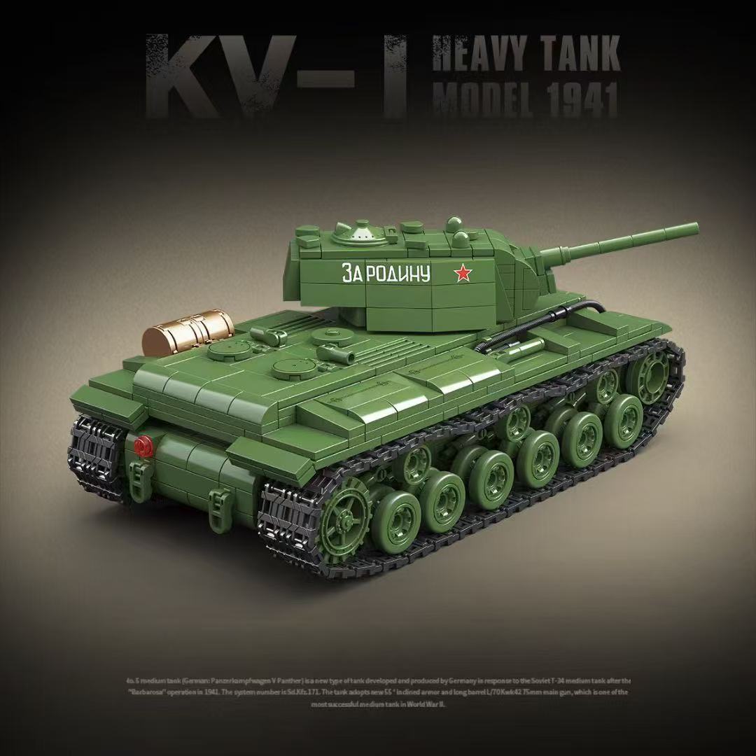Military World War Russian T-3 - Lego Compatible Military Tank recension och pris
