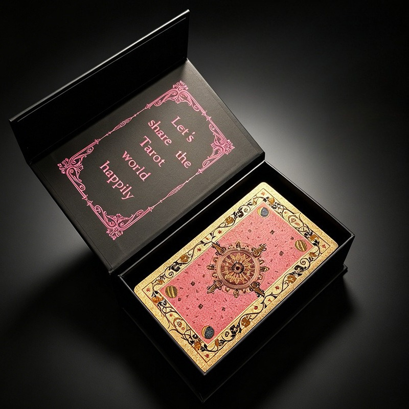 Pink & Rose Gold Classic Tarot - Tarot Cards Deck With Guidebook recension och pris