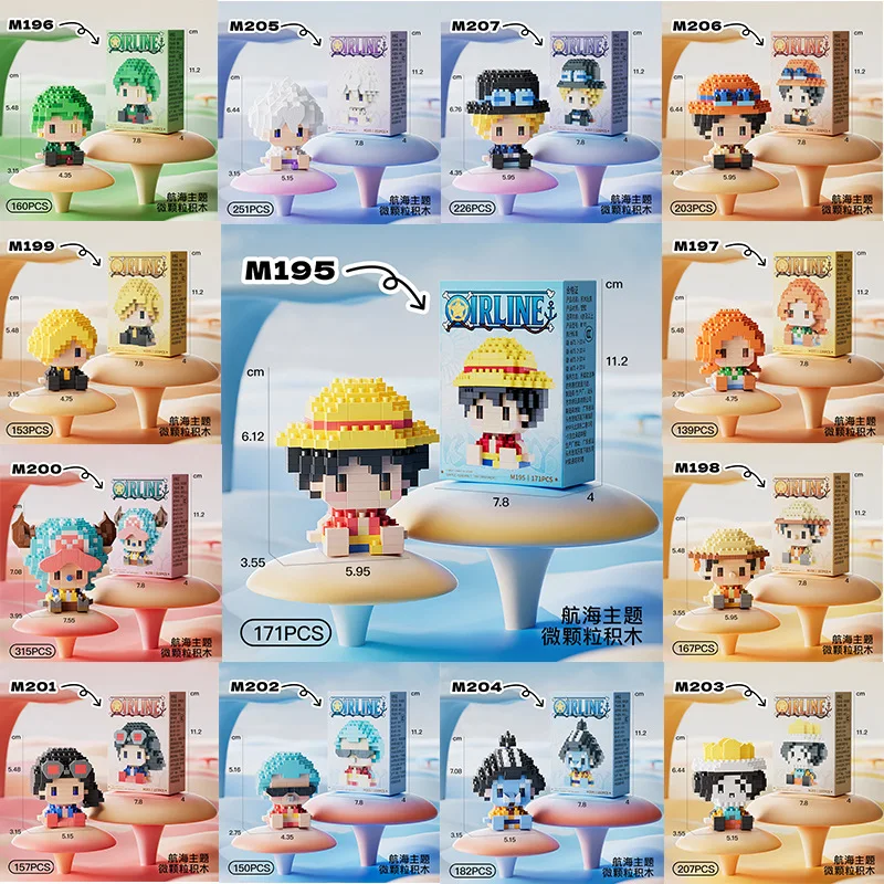 ONE PIECE 3D Anime Model Sun G - Building Blocks recension och pris