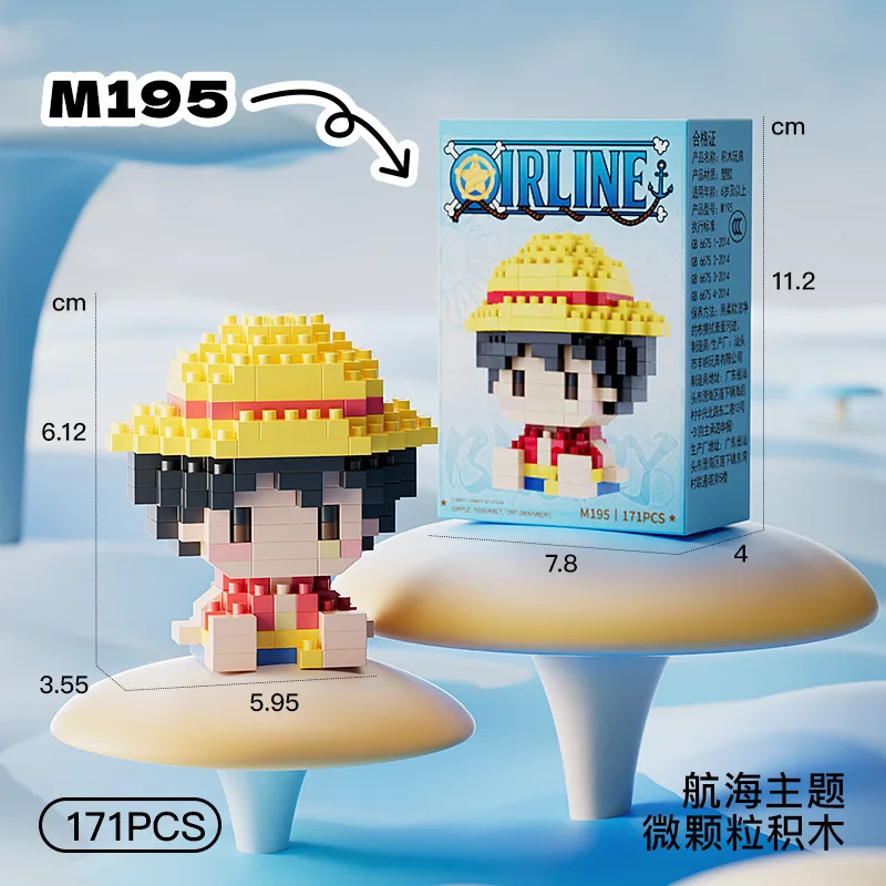 ONE PIECE 3D Anime Model Sun G - Building Blocks recension och pris