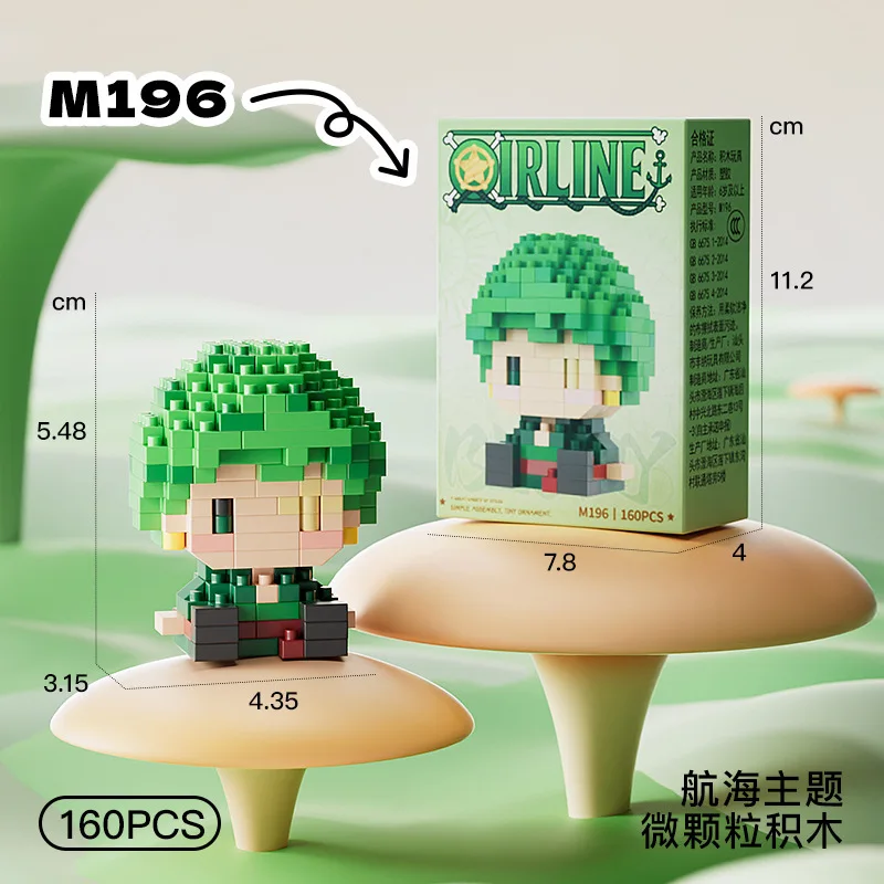 ONE PIECE 3D Anime Model Sun G - Building Blocks recension och pris